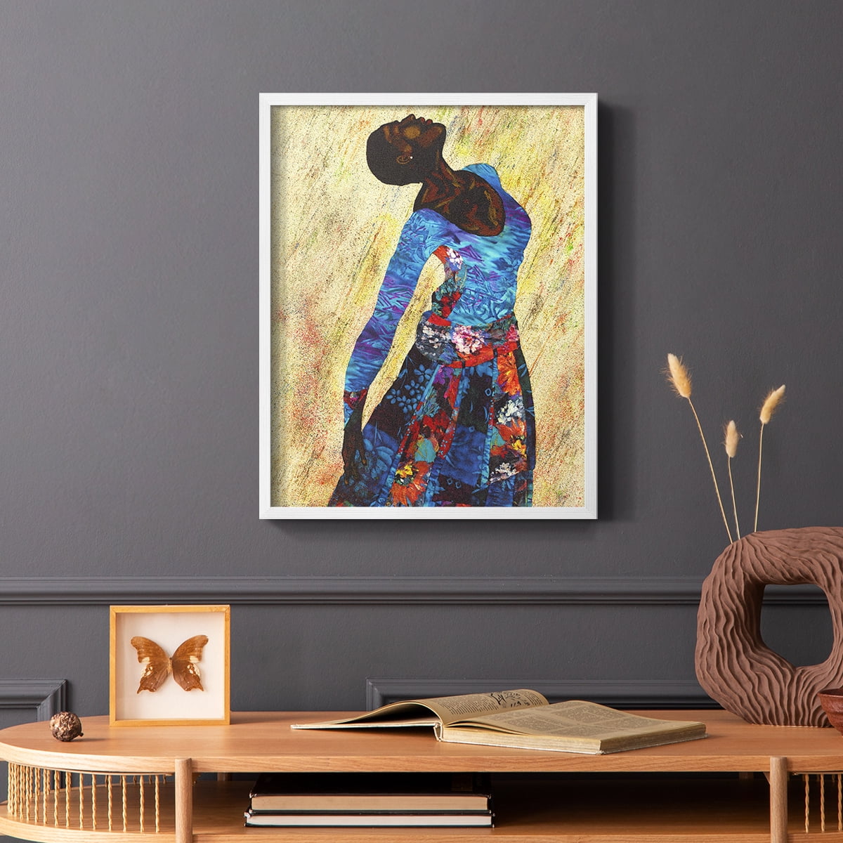 Woman Strong IV Framed Print - Solid Wood in Single Picture Frame Solid Wood 2 Framed Print