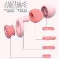 thumbnail image 4 of Bouchons d'Oreilles Silencieux pour Réduction de Bruit - Protection Auditive Douce et Réutilisable en Silicone Flexible pour le Sommeil, 4 of 5