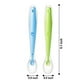 thumbnail image 2 of Cucharas Suaves de Silicona PandaEar Azules, sin BPA, para Entrenamiento de Alimentación de Bebés y, 2 of 3