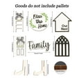 thumbnail image 3 of JHGoosa 8 Pieces Farmhouse Decor For Tiered Tray Rustic Wooden Sign Farmhouse Table Centerpieces With Artificial String Light Plastic Stand For Kitchen Table Decor Housewar, 3 of 9