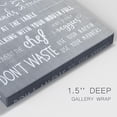 thumbnail image 3 of Neutral Kitchen Rules Premium Gallery Wrapped Canvas - Ready to Hang, 3 of 9