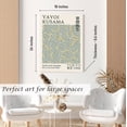thumbnail image 7 of Induslyfe Framed Green Wall Art Canvas Decor Set of 3, Matisse Wall Art Framed Prints Posters Mid Century Modern Art, Aesthetic Floral Botanical wall art for bedroom, living room bathroom 18x24, 7 of 7