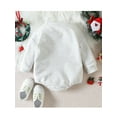 thumbnail image 3 of Qmyliery Baby Girls Boys Autumn Casual Romper Gray Long Sleeve O Neck Letter Print Romper,0-18 Months, 3 of 9