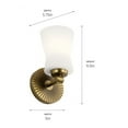 thumbnail image 7 of Tyler's Lane 1 Light Wall Sconce in Art Deco Style-9.5 inches Tall and 5 inches Wide-Classic Pewter Finish Bailey Street Home 147-Bel-4436070, 7 of 7
