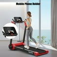 thumbnail image 4 of Gymax Tapis Roulant Électrique Pliant 2,25 Hp pour Course avec Écran LED Rouge, 4 of 10
