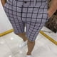 thumbnail image 1 of Puntoco Pantalones Cortos Pequeños A Cuadros Para Hombre, Pantalones Cortos Con Bolsillo Y Botones Con Cremallera, Pantalones Cortos Grises L,Pantalones Cortos Hombre, 1 of 6