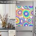 thumbnail image 3 of GZHJMY Tie Dye Rainbow Circle Large Dishwasher Magnet Magnetic Cover 23x26 in Refrigerator Sticker Washer Kitchen Home Decor, 3 of 5