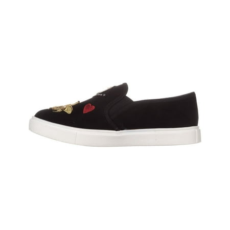 - Betsey Johnson Womens Coopers Fabric Low Top Slip On Fashion Sneakers