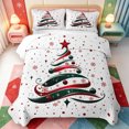 thumbnail image 2 of Manfei Christmas Charming Snowflake Twin Quilt Set,Cartoon Farm Cattle Twin Coverlet Set,2 Pieces,1 Bedspread and 1 Pillowcase, 2 of 7