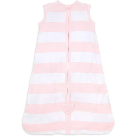 UPC: 0841908156723 | Burt s Bees Baby Unisex-Baby Beekeeper Wearable Blanket 100% Organic Cotton Swaddle Transition Sleeping Bag Rugby Stripe Blossom Large
