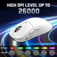 thumbnail image 3 of Attack Shark Gaming Adjustable DPI Wireless, White, 3 of 13