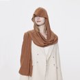 thumbnail image 5 of UTSJKR Women Fall Cotton Blend Crinkle Vintage Soft Long Scarf Linen Comfy Shawl Wrap Big Head Scarf for All Season Yellow, 5 of 8