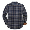 thumbnail image 4 of Geeksport Mens Shirts Button Down Regular Fit Long Sleeve Plaid Flannel Casual Shirts, 4 of 6