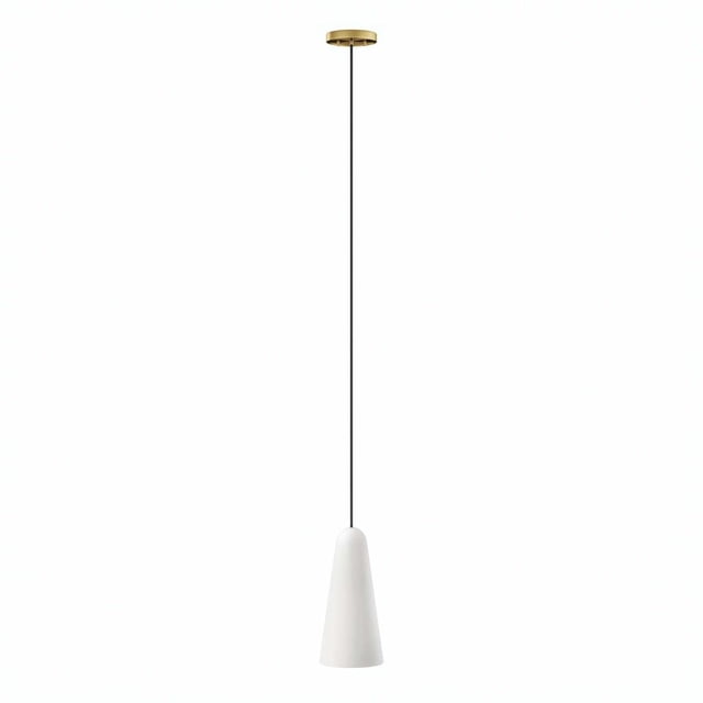 Lámpara colgante Modway Beacon opal de latón satinado, 1 luz