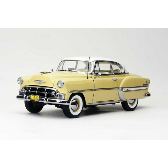 1953 Chevy Bel Air, Sun Gold Yellow - Sun Star 1608 - 1/18 Scale Diecast Model Toy Car