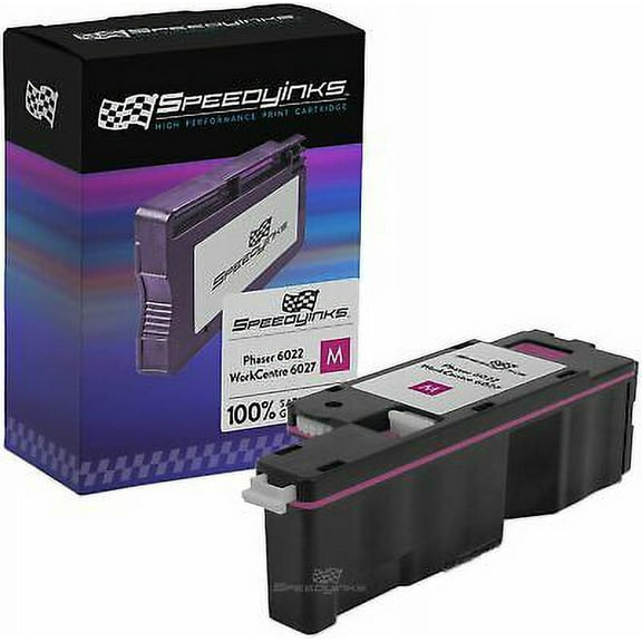 Speedyinks Compatible Toner Cartridge Replacement for Xerox 106R02757 (Single Magenta Cartridge) Compatible with Phaser 6022 & WorkCentre 6027, 6027ni