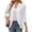 White, variant on Sheghy Womens Tops 100%Cotton Casual Solid Long Sleeve Spring Cardigan Top White S