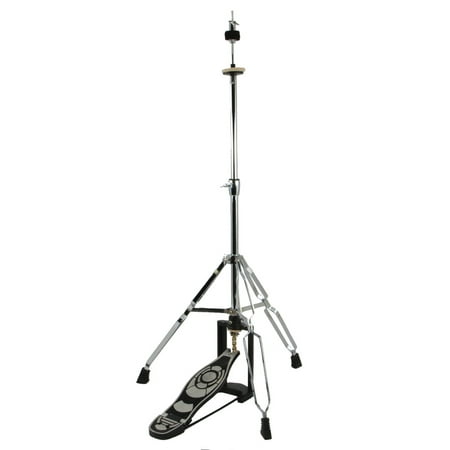 High Cymbal - drum hi-hat cymbal stand double braced chrome high hat