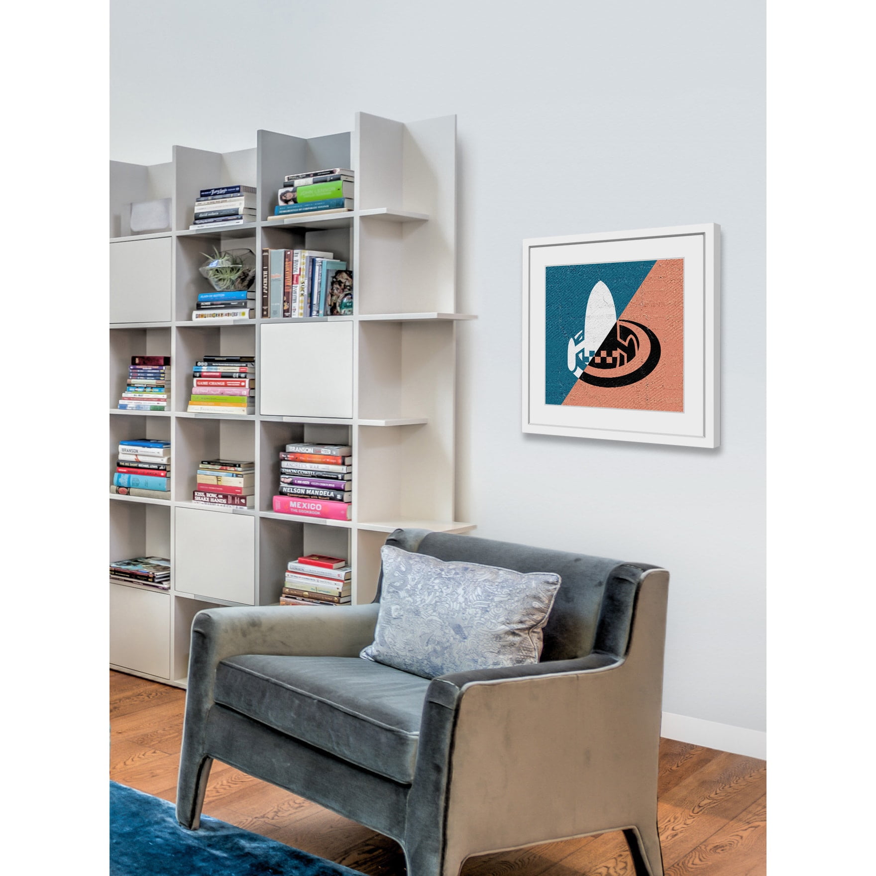 "Hidden Ship" Framed Painting Print