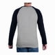 thumbnail image 4 of Playera Simply Basic para Hombre, Extragrande Oxford con Azul Marino Manga Larga Talla EG, 4 of 4
