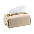 thumbnail image 2 of Visland Modern PU Leather Rectangular Tissue Box Cover, Tissue Box Cover -Decorative Holder/Organizer for Bathroom Vanity Countertop,Kitchen, Vehicle,Night Stands,Car, Office Desk & Car, 2 of 8