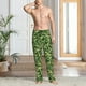 thumbnail image 2 of Fotbe Crayfish Army Pantalones de Pijama para Hombre, Pantalones de Dormir, Pantalones de Casa con Cintura Ajustable y Bolsillos-3X-Large, 2 of 6