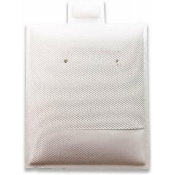 Various Puff Earring Cards, Jewelry Display Pack of 100 Choose your Size & Color