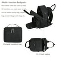 thumbnail image 3 of Diaper Bag Breast Pump Backpack - Double Layer for Mother with Insulation Bag Black, 3 of 7