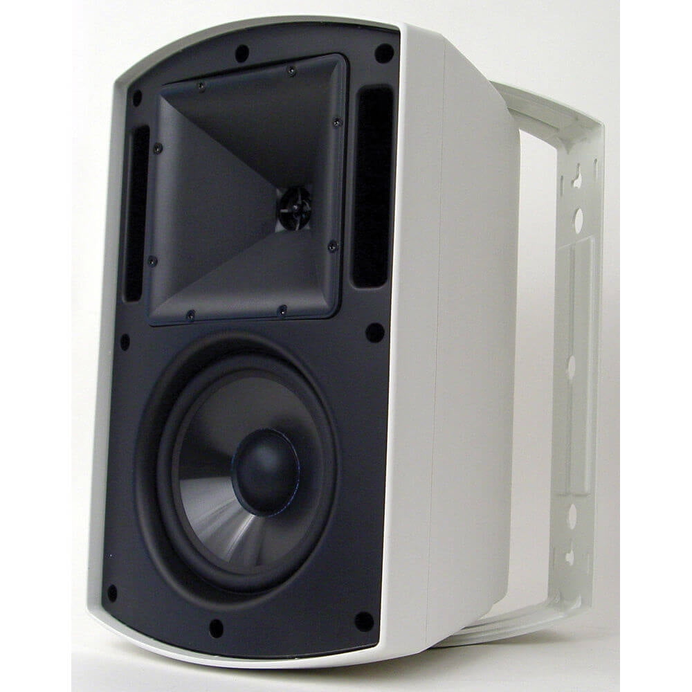 Klipsch AW-650 2-Way All-Weather Outdoor Speakers, 340W Peak, White, Pair