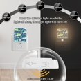 thumbnail image 4 of Yayeee 2-Pack Plug in LED Night Lights with Light Sensors Motion Detectors, Sharks Pattern, 4 of 7