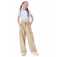 thumbnail image 5 of Rolanko Parachute Pants for Girls Y2K Cargo Trousers with Pockets Harajuku Jogger Pants, 5 of 7