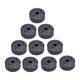 thumbnail image 1 of 10 piezas de fieltros para soporte de platillos de forma redonda, fieltros de embrague para hi-hat para batería, fáciles de usar Gris, 1 of 9