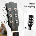 thumbnail image 3 of Ktaxon 41-Inch Full-Size Acoustic Electric Guitar with 10W Amp Bag Tuner and other Accessories Black, 3 of 9
