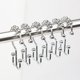 thumbnail image 1 of 10 anillos de metal para barra de cortina, anillos de cortina y 10 pines de metal para cortina, ganchos para barra de cortina, anillos de cortina decorativos de diámetro interno, 1 of 5