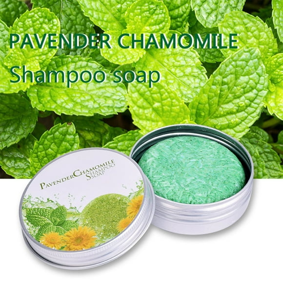 Summer Savings Clearance! Chamomile Shampoo Soap for Freshness and Clean Hair, Soothing Formula for Gentle Cleansing, Ideal for Sensitive Scalps, 60g