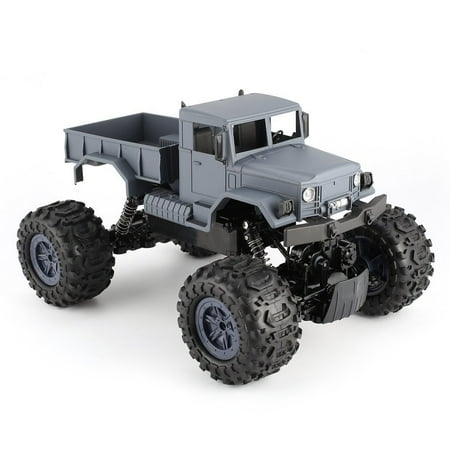 1/12 2.4G 4WD Rc Car Amphibious Waterproof Military Truck Off-Road Climber Crawler Military Desert Truck Vehicle for Kids Toy Children Gift RTR Toy