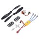 thumbnail image 1 of Kit De Motor Sin Escobillas, Motor Sin Escobillas De Repuesto De Alta Eficiencia 30A 1400KV Fácil De Instalar Para 550 RC Quadcopter, 1 of 7
