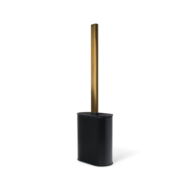 Cepillo de Baño de Silicon Corto, Base y Mango de Metal Ovalado