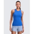 thumbnail image 2 of CRZ YOGA Seamless Workout Tank Tops for Women Hip Length Athletic Running Gym Sleeveless Shirts Racerback, 2 of 6