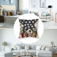 thumbnail image 5 of nygtbtfer Car Throw Pillow Covers, USA Flag Cushion Case for Sofa Couch Set of 2 White, 5 of 7