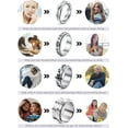thumbnail image 4 of Jstyle Fidget Ring Spinner Ring Anxiety Ring Fidget Rings for Anxiety for Women Stainless Steel Rings, 4 of 6