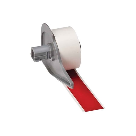 Brady ContinuousLabelStock,Red,Gloss,1inW M7C-1000-569-RD