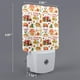 thumbnail image 2 of Fotbe Fall Farm Pumpkin Luz Nocturna LED, Luz de Noche con Sensor de Luz Natural de Anochecer a Amanecer, Se Enchufa a la Pared, Blanco Cálido 0.5W-EU, 2 of 7