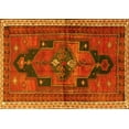 thumbnail image 1 of Ahgly Company Indoor Rectangle Persian Yellow Traditional Area Rugs, 2' x 4', 1 of 4