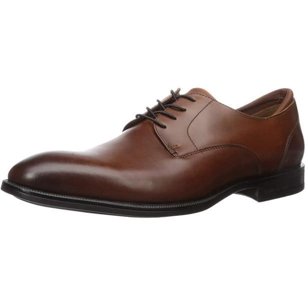kenneth cole new york merge black moc toe lace ups