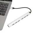 thumbnail image 4 of USB 3.0 Hub, Portable Durable USB 3.0 Splitter 7 Ports Plug And Play  For Peripheral, 4 of 8