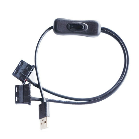 USB To 4Pin Power Cable With Voltages Boosts To 12V Optional Cord Efficient PC Cooling Fan Adapter
