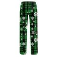 thumbnail image 5 of LEBONYARD Trousers for Women,Women's Christmas Printed Fashionable Loose and Comfortable Sleeping Pants Multicolor L, 5 of 6