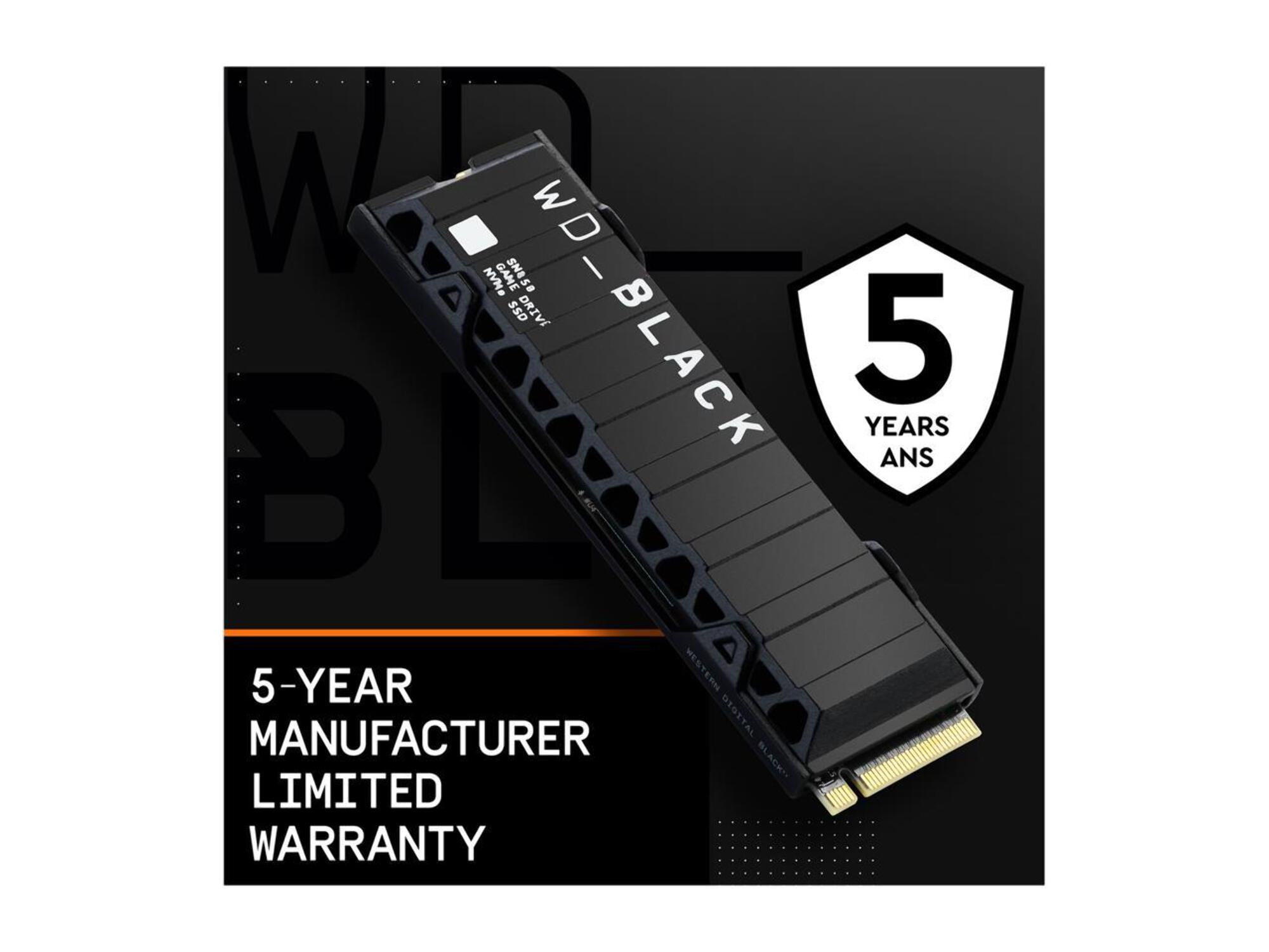 WD_BLACK 2TB SN850 NVMe SSD, M.2 2280 Internal Solid State Drive
