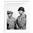 thumbnail image 2 of Art.com General Dwight Eisenhower, General George Patton, 1940's Photo, White Frame Wall Art, 32" x 40", 2 of 5